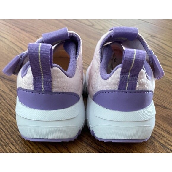 adidas Pink Purple Suru365 Training Slip-On Baby Toddler Shoes Strap Size 5K - Picture 4 of 12